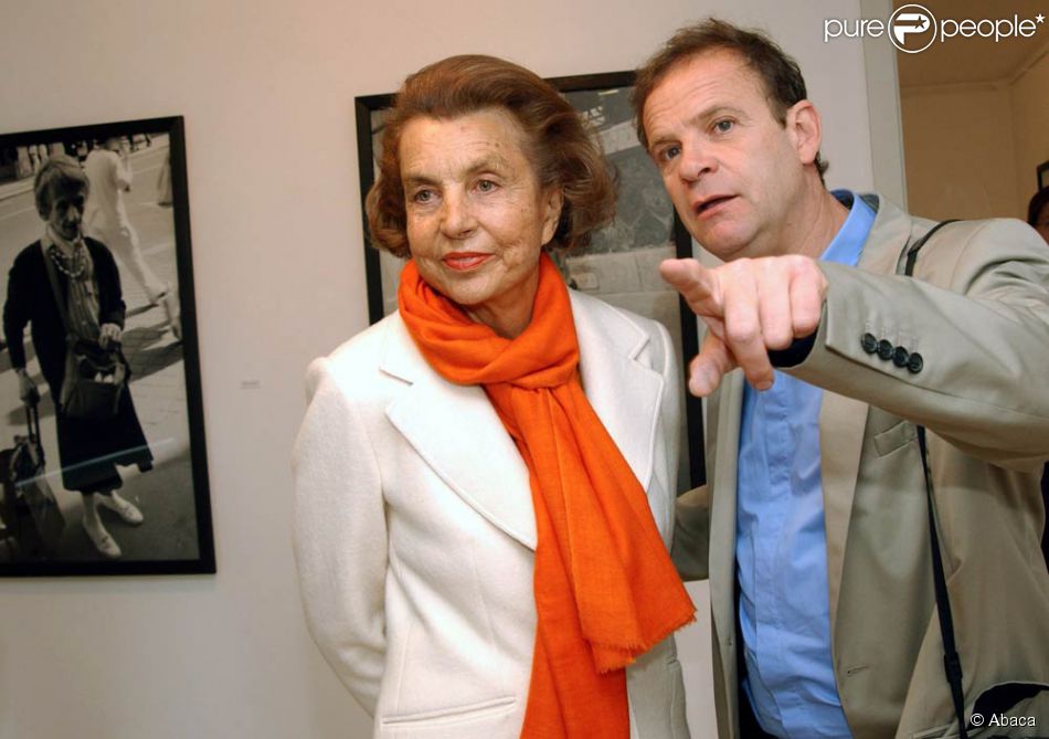 Liliane Bettencourt Ici Avec Francois Marie Banier A