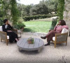 Meghan Markle lors de son interview télé avec Oprah Winfrey, diffusée en mars 2021. © Capture TV CBS via Bestimage
