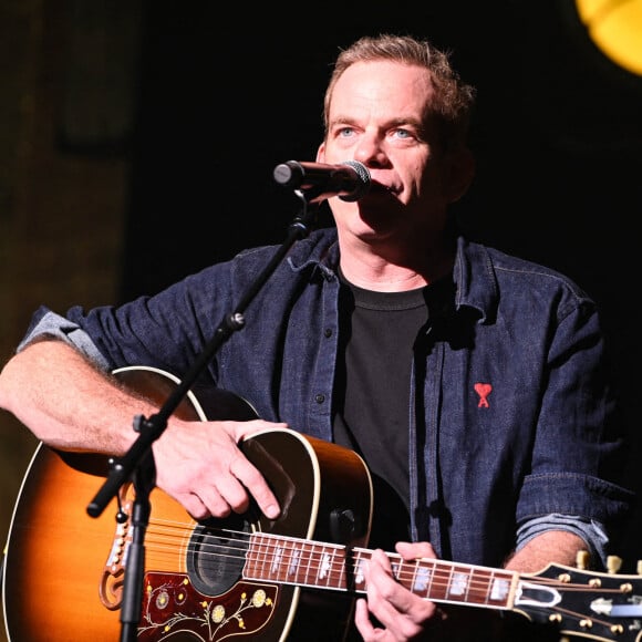 Exclusif - Le chanteur québécois Garou à la Salle Pleyel à Paris, France, le 7 octobre 2021. © Coadic Guirec/Bestimage 