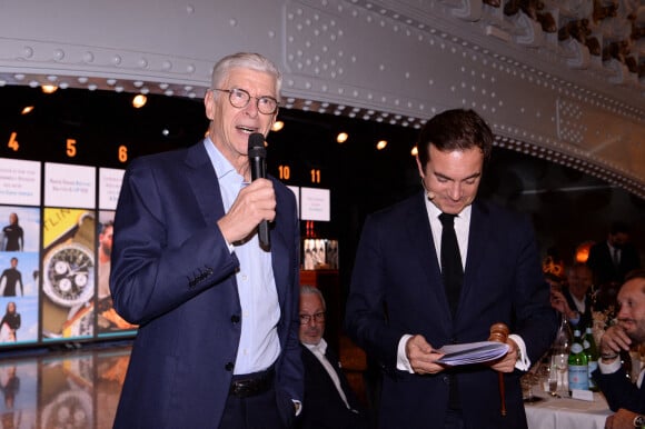 Exclusif - Arsène Wenger - Dîner de charité Breitling pour l'association "Premiers de cordée" à la Samaritaine à Paris le 8 octobre 2021. © Rachid Bellak / Bestimage