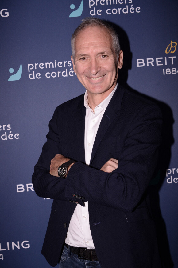 Exclusif - Christian Jeanpierre - Dîner de charité Breitling pour l'association "Premiers de cordée" à la Samaritaine à Paris le 8 octobre 2021. © Rachid Bellak / Bestimage