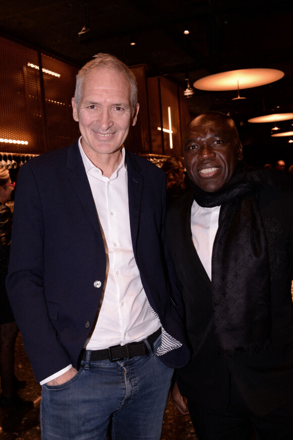 Exclusif - Wilfried Mbappé - Dîner de charité Breitling pour l'association "Premiers de cordée" à la Samaritaine à Paris le 8 octobre 2021. © Rachid Bellak / Bestimage