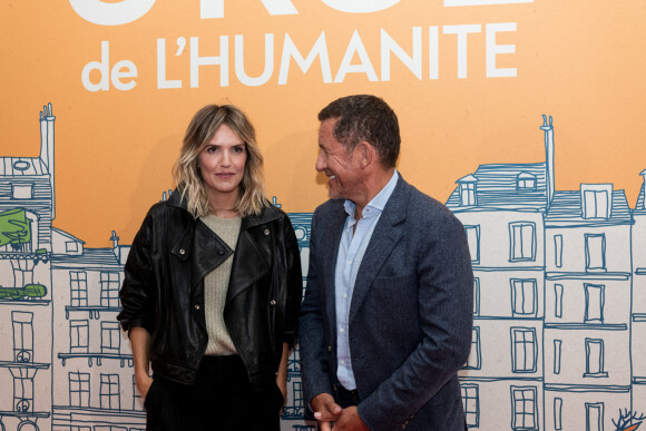 Dany Boon et Laurence Arné présentent le film "8 rue de l'Humanité" (Netflix) à Vitry-en-Artois, le 24 septembre 2021.