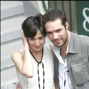 Elsa Zylberstein et Nicolas Bedos à Roland-Garros en 2007. 