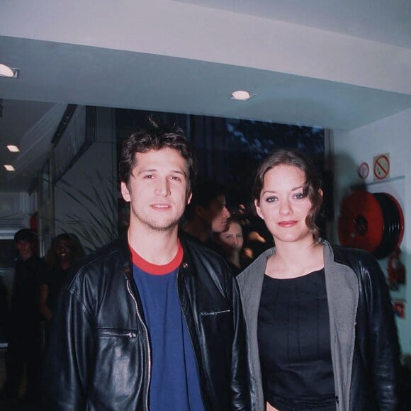 Guillaume Canet et Marion Cotillard - Ouverture de la boutique Celio aux Champs-Elysées.