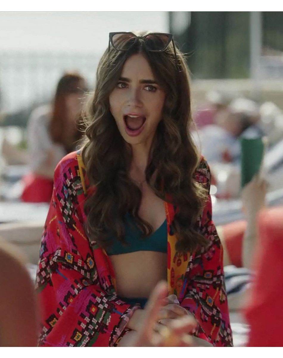 Lily Collins dans la bande annonce de la saison 2 de la série "Emily in Paris".