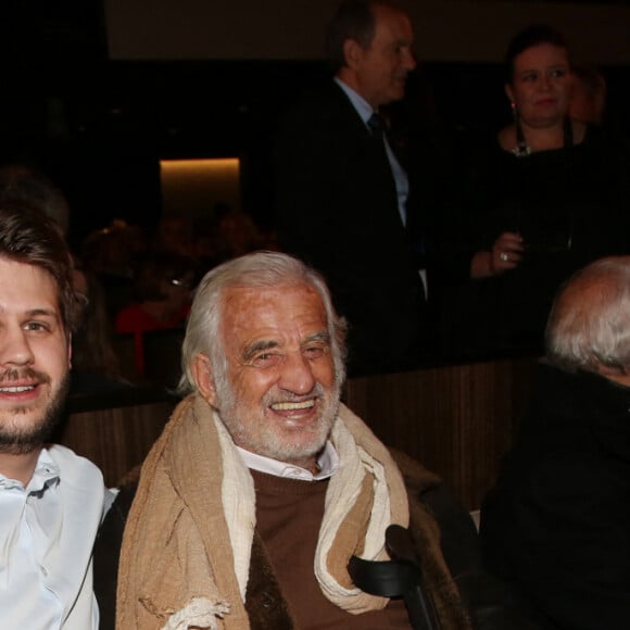 Paul Belmondo, Alessandro, Jean-Paul Belmondo et Victor Belmondo - Avant-première du film "The Gazelles". Paris, le 24 novembre 2017. © Denis Guignebourg / Bestimage