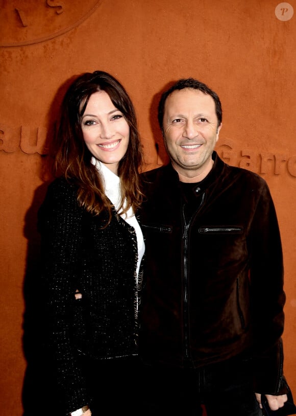 Mareva Galanter et son compagnon Arthur (Jacques Essebag) - People au village des internationaux de France de tennis à Roland Garros à Paris 5 juin 2016. © Dominique Jacovides / Bestimage 