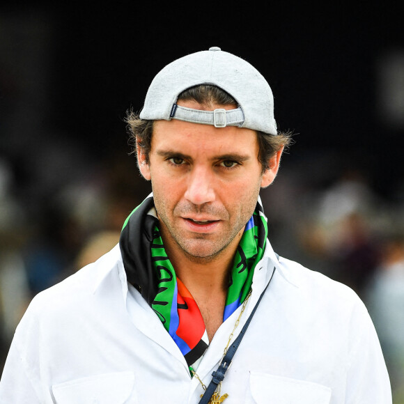 Mika (Michael Holbrook Penniman Jr) - Les personnalités assistent au Longines Paris Eiffel Jumping au Champ de Mars, le 26 juin 2021. 