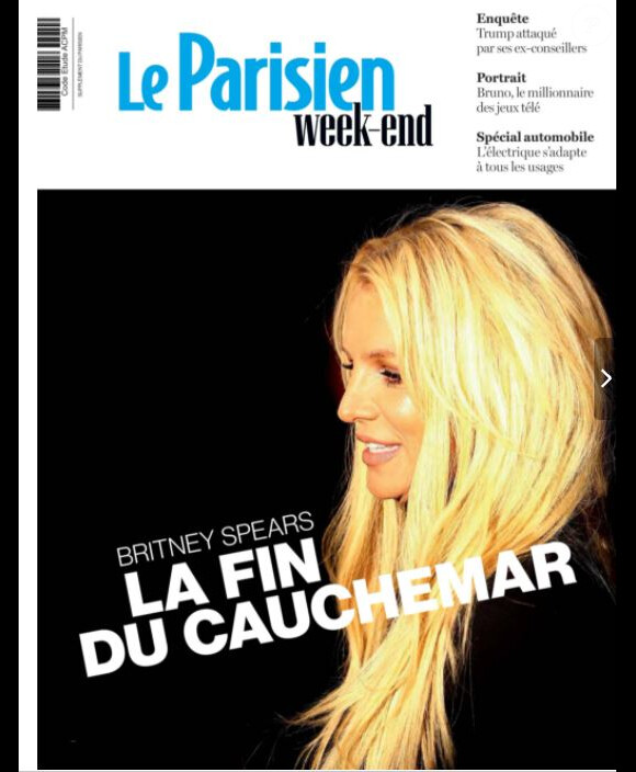 Couverture du magazine "Parisien Week-End" du 15 octobre 2021