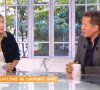 Dany Boon et Laurence Arné dans l'émission "Clique", sur Canal+. Le 16 octobre 2021.