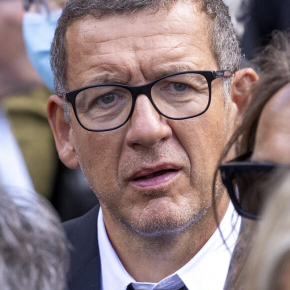 Dany Boon - Obsèques de Jean-Paul Belmondo en l'église Saint-Germain-des-Prés, à Paris le 10 septembre 2021. © Cyril Moreau / Bestimage