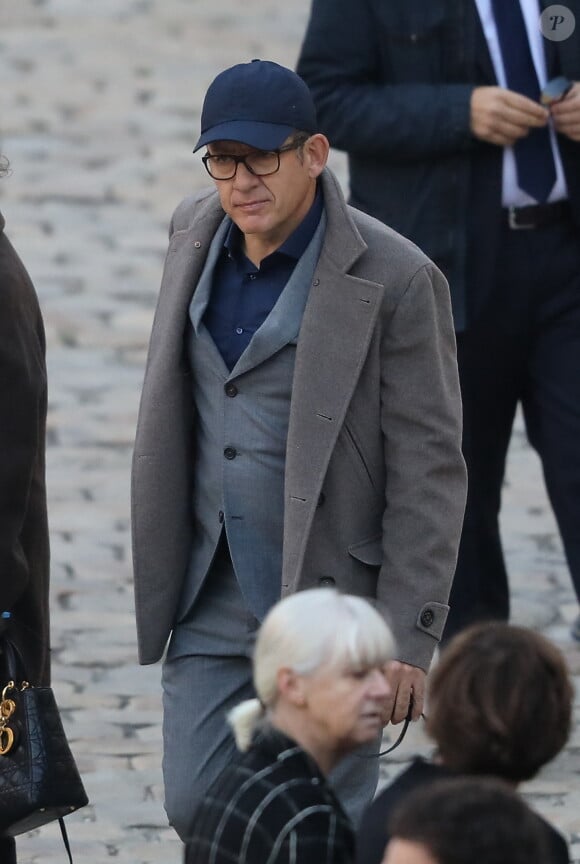 Dany Boon - Arrivées à l'hommage national à Charles Aznavour à l'Hôtel des Invalides à Paris. Le 5 octobre 2018. © Jacovides-Moreau / Bestimage