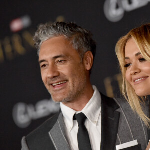 Taika Waititi et Rita Ora - Première du film "Eternals" au studio Marvel à Los Angeles, le 18 octobre 2021.