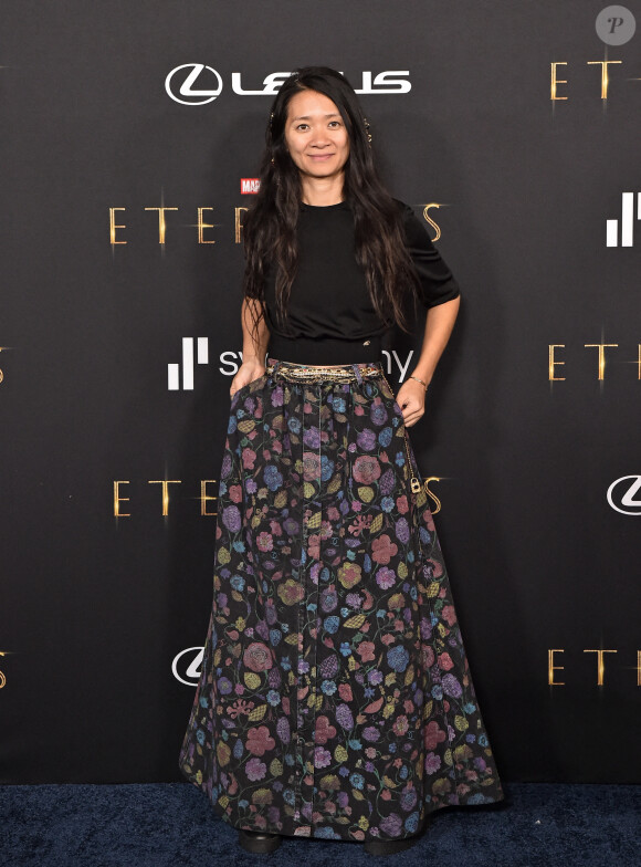 Chloé Zhao - Première du film "Eternals" au studio Marvel à Los Angeles, le 18 octobre 2021.