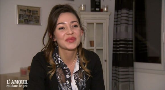Natacha lors de l'épisode de "L'amour est dans le pré 2021", le 25 octobre, sur M6