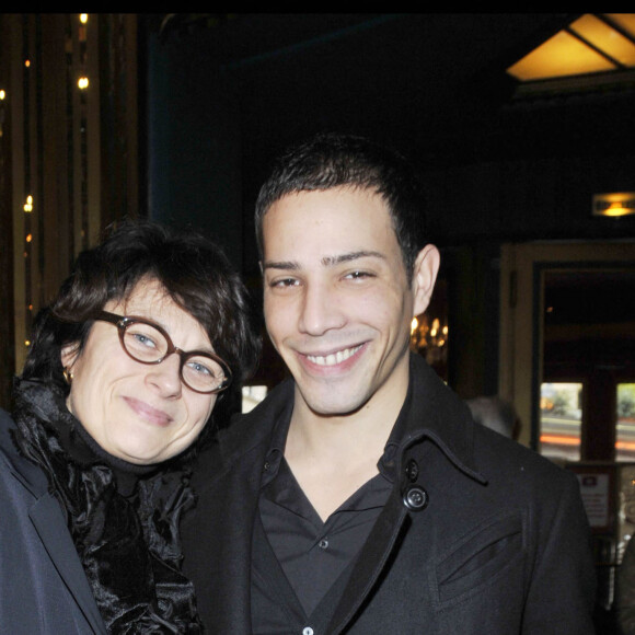 Sonia Dubois et Steevy Boulay - Conférence de presse des Théâtres Privés aux Folies Bergère.