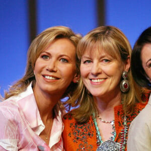 Fiona Gélin, Chantal Ladesou, Sonia Dubois - Filage de la pièce de théâtre "Les amazones" à Paris.