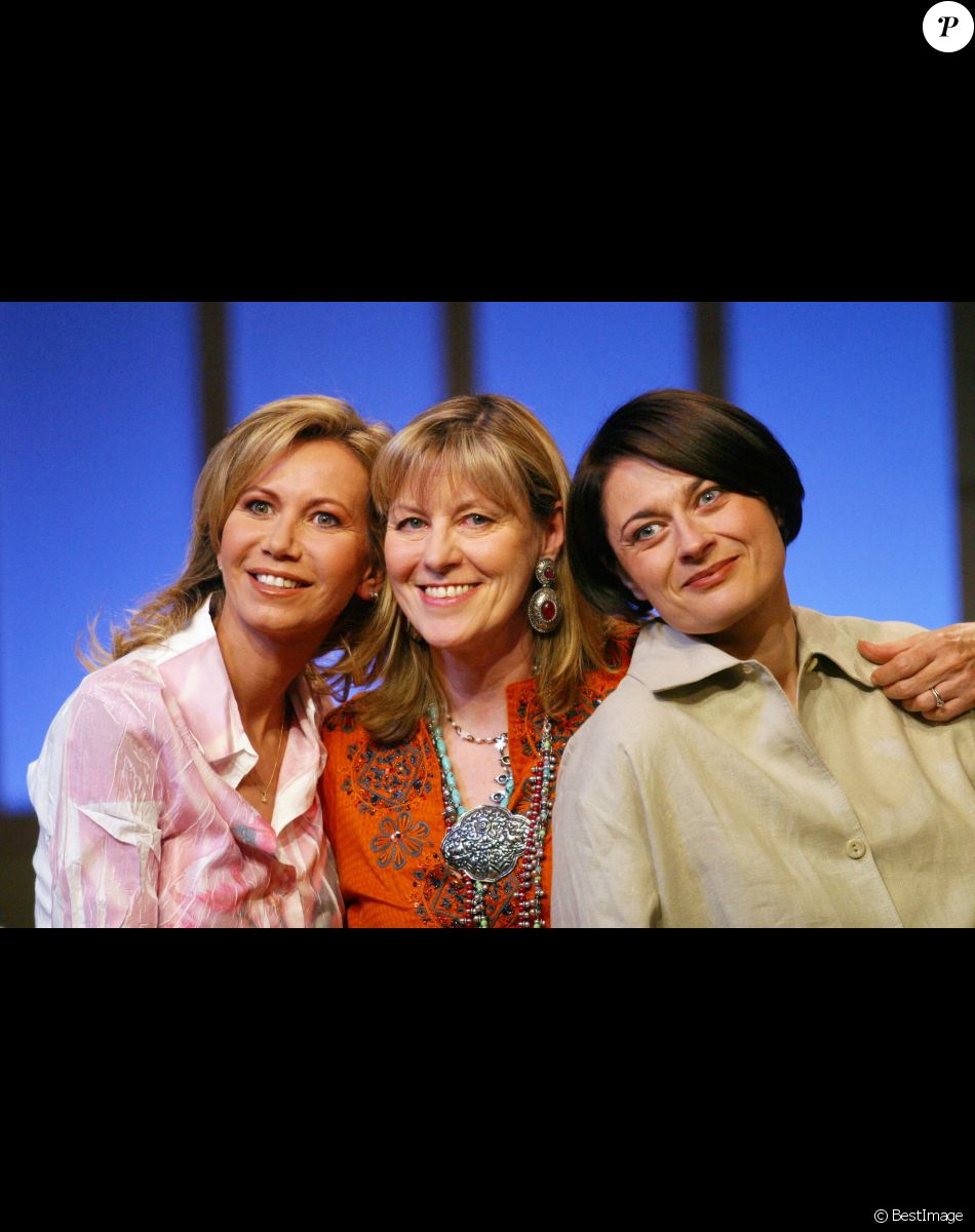 Fiona Gélin, Chantal Ladesou, Sonia Dubois - Filage de la pièce de théâtre "Les amazones" à Paris.