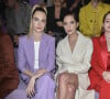 Cara Delevingne, sa femme Ashley Benson au défilé de mode "Boss" collection Automne-Hiver 2020-2021 lors de la fashion week à Milan, le 23 février 2020.