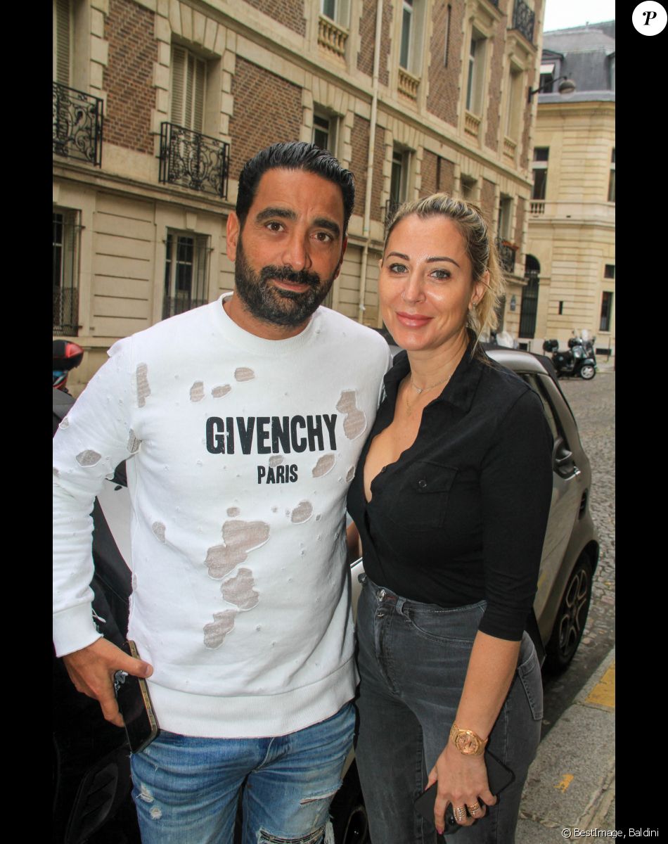 Exclusif - Stéphane Teboul et sa compagne Magali Berdah - Les frères Igor et Grichka Bogdanoff sont les invités de Jordan de Luxe pour son émission l'Instant de Luxe pour la chaine Non Stop People à Paris le 23 juin 2021. © Baldini / Bestimage