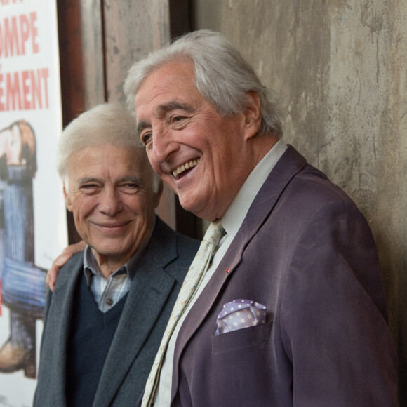 Guy Bedos et Jean-Loup Dabadie - Présentation du film "Un éléphant ça trompe énormément" lors du Festival Lumière 2016 à Lyon. Le 10 octobre 2016