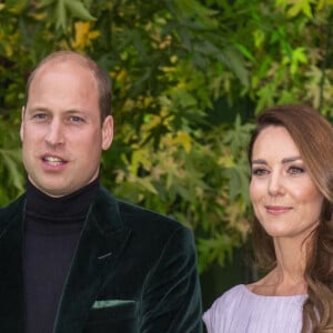 Le prince William, duc de Cambridge et Catherine (Kate) Middleton, duchesse de Cambridge - Première cérémonie de remise des prix Earthshot au Palace Alexandra à Londres le 17 octobre 2021.