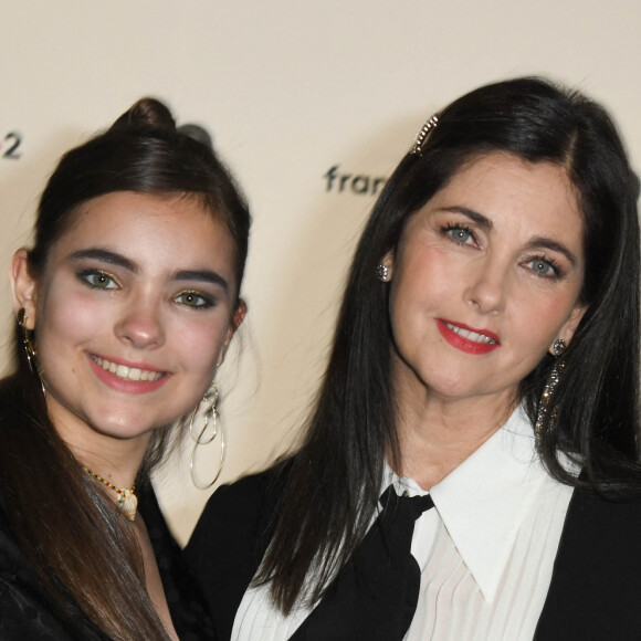 Cristiana Reali et Toscane Huster lors de la 31ème cérémonie des Molières 2019 aux Folies Bergère à Paris, France, le 13 mai 2019. © Coadic Guirec/Bestimage 