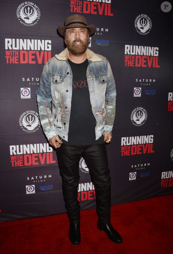 Nicolas Cage - Avant-première du film "Running with the Devil" à Beverly Hills, Los Angeles, le 16 septembre 2019. 