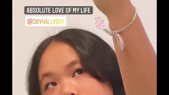 Joy Hallyday sur Instagram. Le 24 octobre 2021.