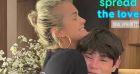Laeticia Hallyday et son beau-fils Aliocha. Instagram. Le 24 octobre 2021.
