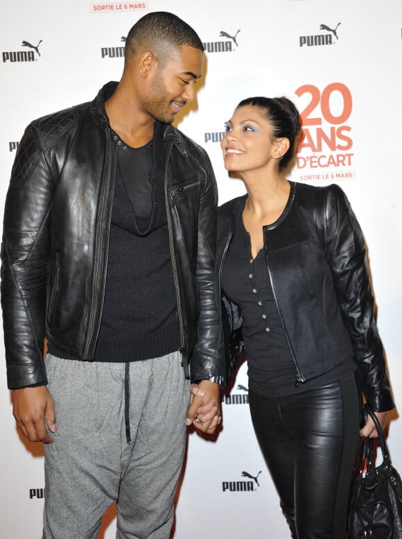 Nawell Madani et son compagnon Djebril Zonga - Avant premiere du film " 20 ans d' ecart " au Gaumont Opera Capucines a Paris, le 6 mars 2013