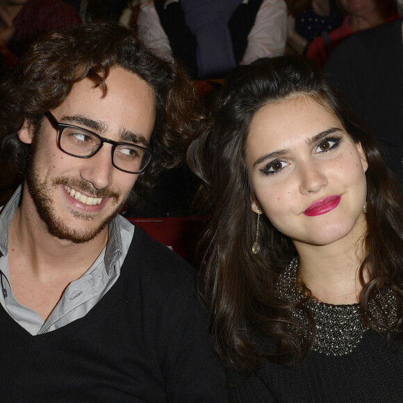 Thomas Hollande et Joyce Jonathan au concert de Celine Dion au POPB de Paris