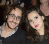 Thomas Hollande et Joyce Jonathan au concert de Celine Dion au POPB de Paris, le 29 novembre 2013. 