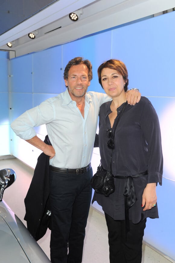 Stéphane Freiss et Valérie Benguigui - Soirée d'inauguration de l'espace de vente BMW Georges V. © Guillaume Gaffiot /Bestimage