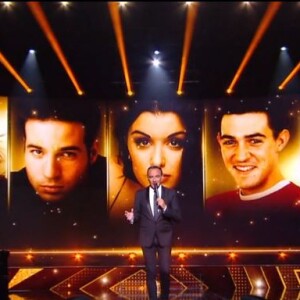 Nikos Aliagas lors du prime des 20 ans de la "Star Academy", sur TF1, le 30 octobre 2021