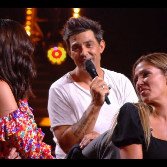 Jean-Pascal Lacoste et Jenifer lors du prime pour les 20 ans de la "Star Academy", le 30 octobre 2021, sur TF1