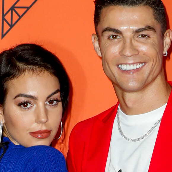 Cristiano Ronaldo et sa compagne Georgina Rodriguez à la soirée MTV European Music Awards 2019 au FIBES Conference and Exhibition Centre à Séville en Espagne, le 3 novembre 2019.