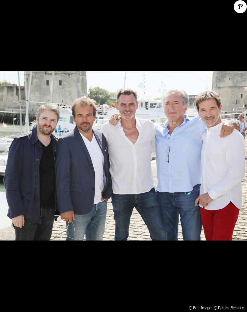 Thibaut Vaneck, Stephane Henon, Jerome Bertin, Alexandre Fabre and David Marchal - Photocall de la série "Plus belle la vie" lors de la 21ème édition du Festival de la Fiction TV de la Rochelle. © Patrick Bernard / Bestimage