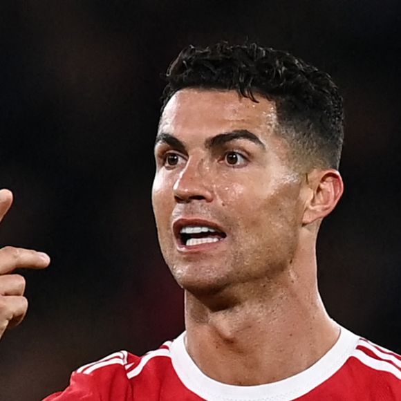 Cristiano Ronaldo - Match de Ligue Des Champions "Manchester United - Atalanta Bergame (3-2)" au stade Old Trafford à Manchester, le 20 octobre 2021.