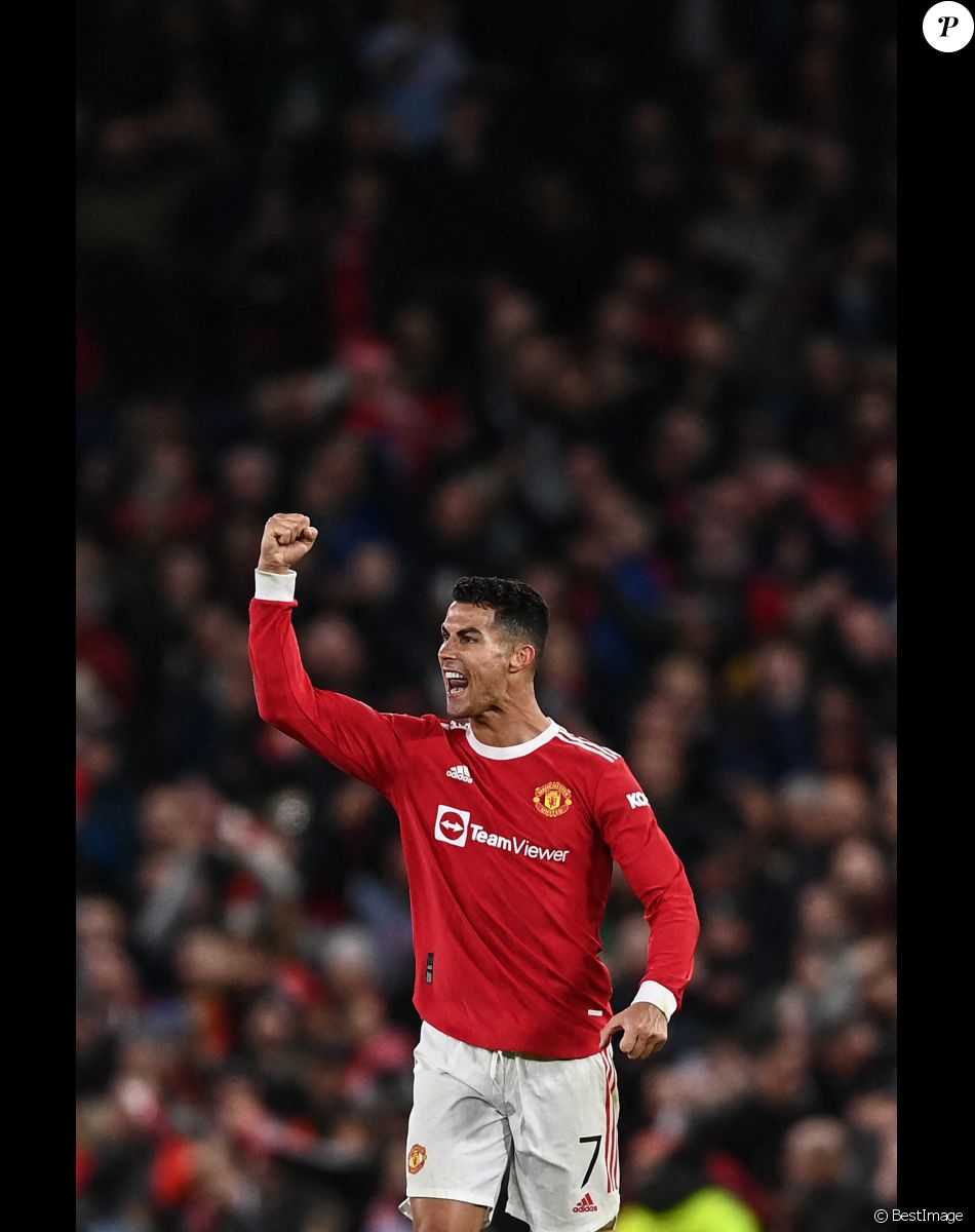 Cristiano Ronaldo - Match de Ligue Des Champions "Manchester United - Atalanta Bergame" au stade Old Trafford à Manchester.