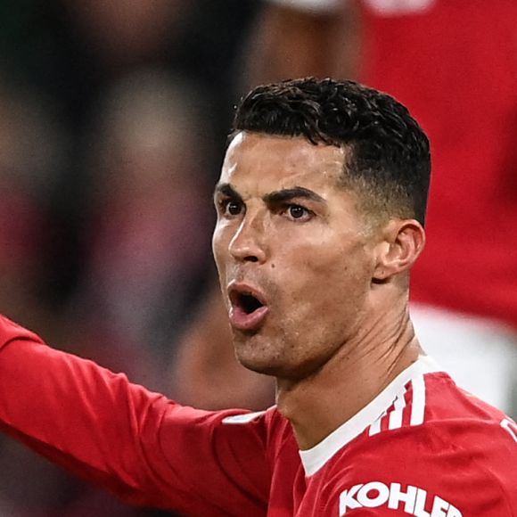 Cristiano Ronaldo - Match de Ligue Des Champions "Manchester United - Atalanta Bergame (3-2)" au stade Old Trafford à Manchester, le 20 octobre 2021.