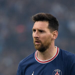 Lionel Leo Messi ( 30 - PSG ) - Match Ligue 1 Uber Eats "OM - PSG (0-0)" au stade Orange Vélodrome à Marseille, le 24 octobre 2021.