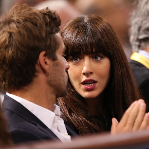 Nolwenn Leroy et Arnaud Clément assistent à l'Open Masters 1000 de Tennis Paris Bercy.