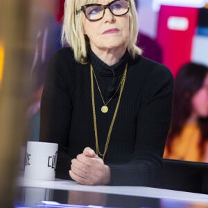 Chantal Ladesou - Enregistrement de l'émission "Clique" présentée par M. Achour sur Canal Plus à Issy-les-Moulineaux le 3 mars 2020. © Jack Tribeca/Bestimage