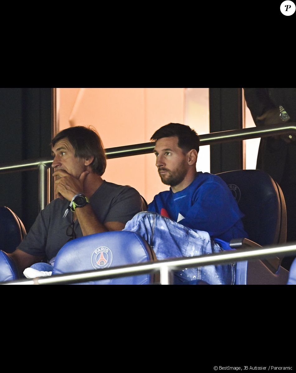 Lionel Leo Messi au match de football ligue 1 Uber Eats PSG-Montpellier (2-0) au Parc des Princes à Paris le 25 septembre 2021 © JB Autissier / Panoramic / Bestimage