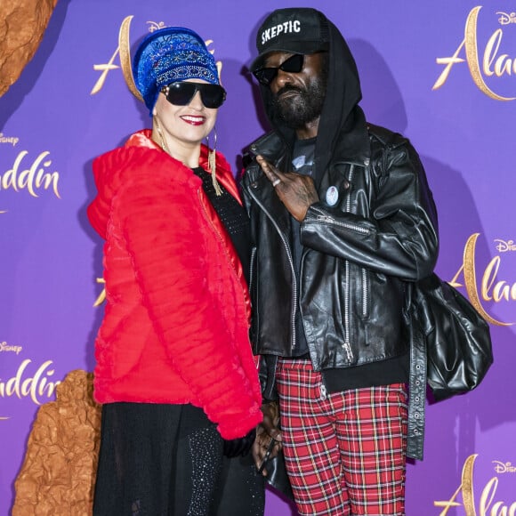 Lââm et son mari Robert Suber - Avant-première Parisienne du film "Aladdin" au Grand Rex à Paris. © Olivier Borde/Bestimage 