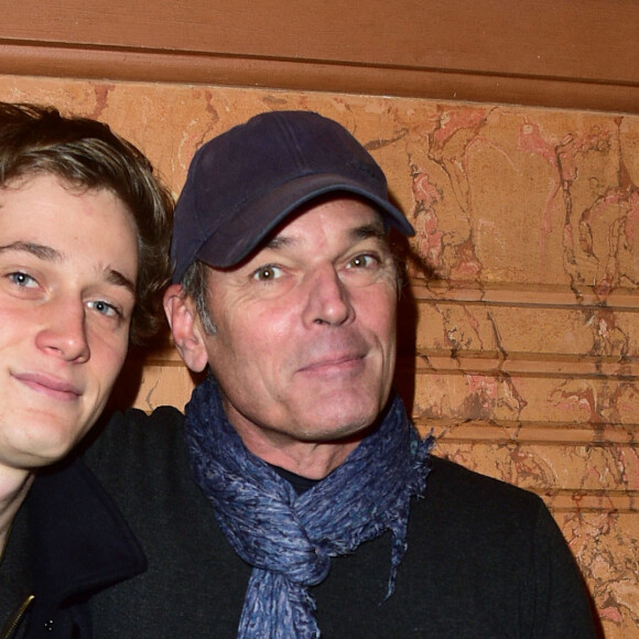 Laurent Baffie et son fils Benjamin Baffie pour la pièce "Toc toc" - Soirée de présentation de l'événement théâtral du début de l'année 2016 au théâtre Le Palace à Paris, le 30 novembre 2015. © Giancarlo Gorassini/Bestimage