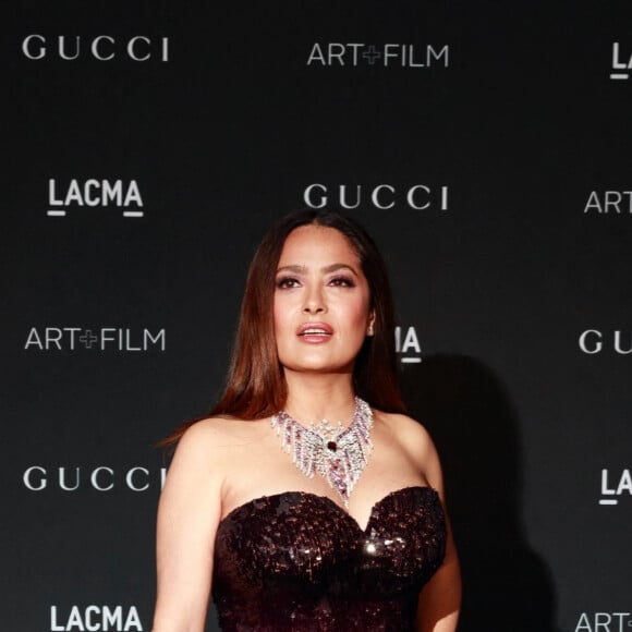 Salma Hayek - People au 10ème "Annual Art+Film Gala" organisé par Gucci à la "LACMA Art Gallery" à Los Angeles. Le 6 novembre 2021 