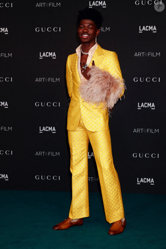 Lil Nas X - People au 10ème "Annual Art+Film Gala" organisé par Gucci à la "LACMA Art Gallery" à Los Angeles. Le 6 novembre 2021 
